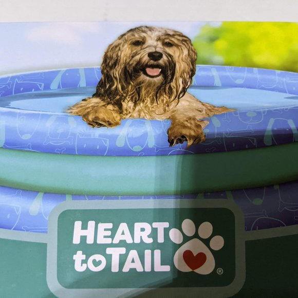 Heart to Tail Inflatable Dog Pool - Picture 3 of 6